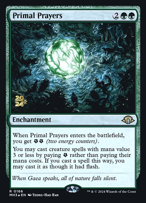 Primal Prayers · Modern Horizons 3 Promos 166s/92