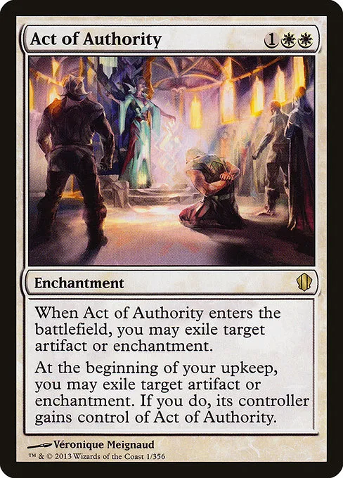 Act of Authority · Commander 2013 1/356