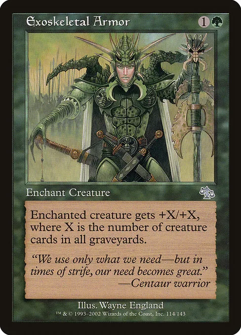 Exoskeletal Armor · Judgment 114/143