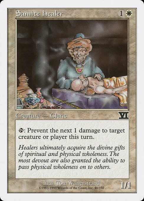 Samite Healer · Classic Sixth Edition 40/351