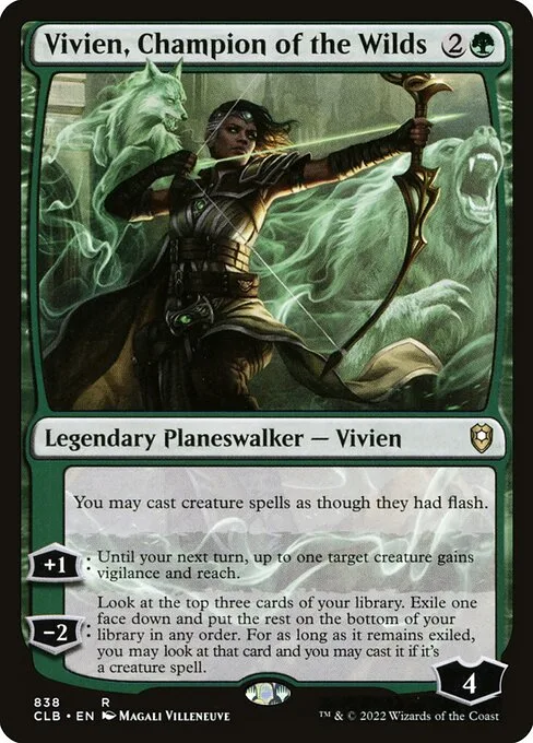 Vivien, Champion of the Wilds · Commander Legends: Battle for Baldur's Gate 838/936