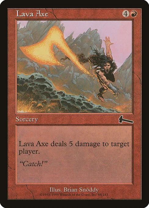 Lava Axe · Urza's Legacy 84/143
