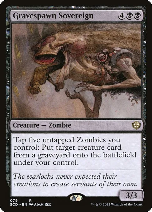 Gravespawn Sovereign · Starter Commander Decks 79/352