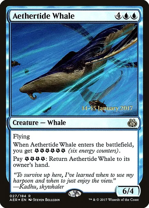 Aethertide Whale · Aether Revolt Promos 27s/65