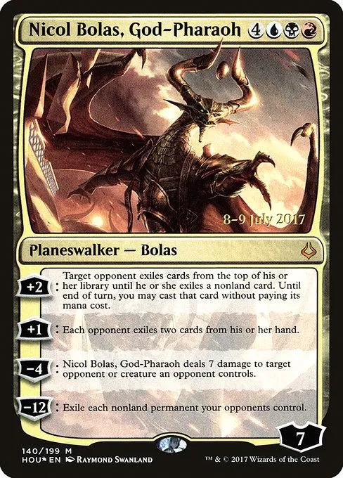 Nicol Bolas, God-Pharaoh · Hour of Devastation Promos 140s/62