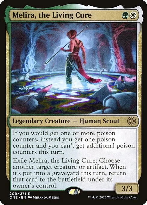 Melira, the Living Cure · Phyrexia: All Will Be One 209/479