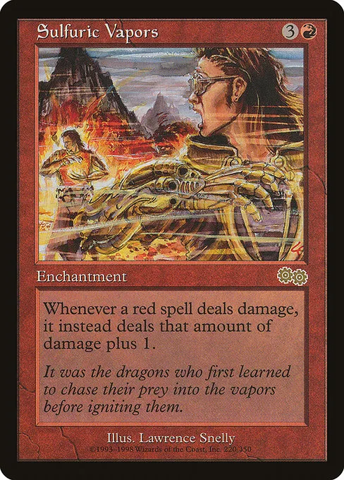Sulfuric Vapors · Urza's Saga 220/357