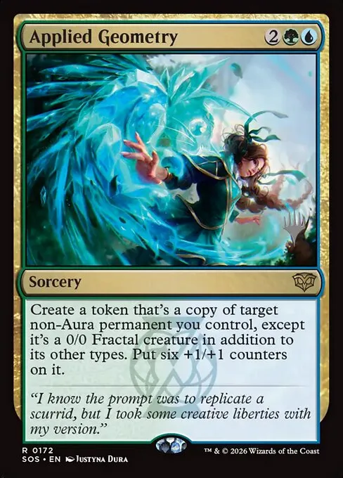 Applied Geometry · Secrets of Strixhaven Promos 172p/80