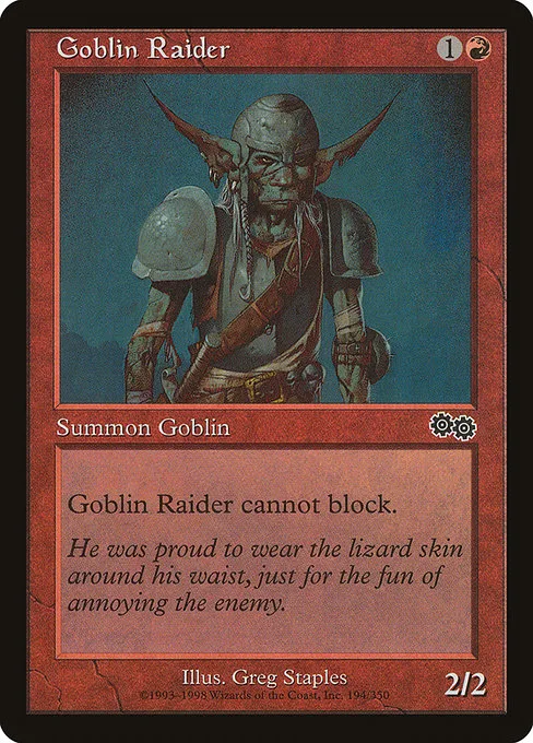 Goblin Raider · Urza's Saga 194/357