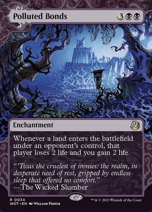 Polluted Bonds · Wilds of Eldraine: Enchanting Tales 34/103
