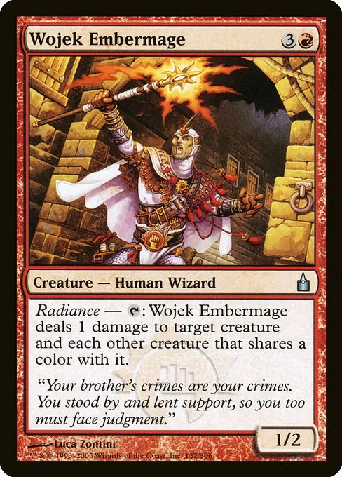 Wojek Embermage · Ravnica: City of Guilds 152/306