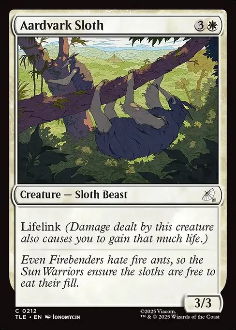 Aardvark Sloth · Avatar: The Last Airbender Eternal 212/317