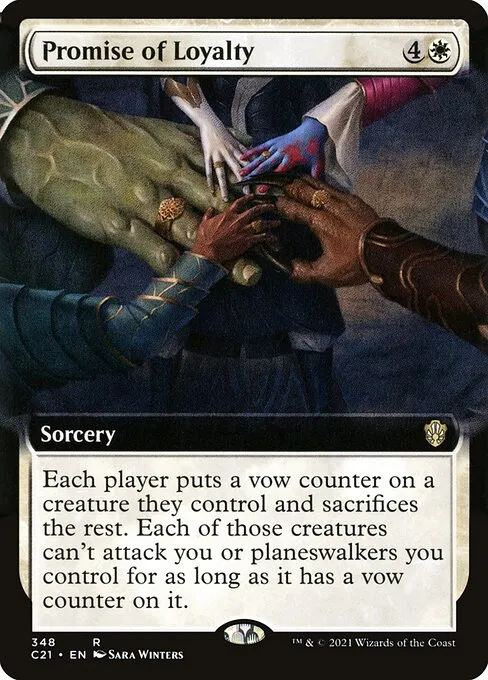 Promise of Loyalty · Commander 2021 348/409