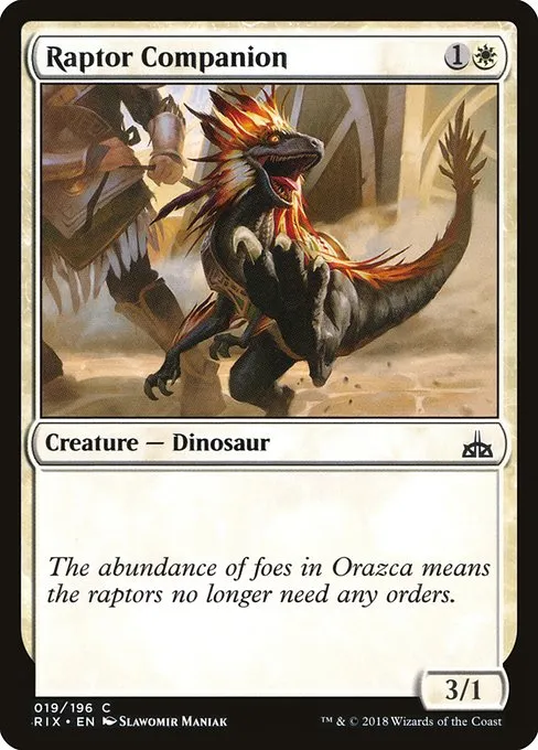Raptor Companion · Rivals of Ixalan 19/205