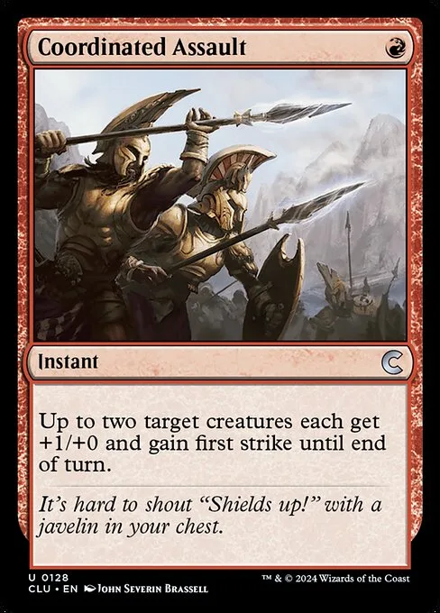 Coordinated Assault · Ravnica: Clue Edition 128/284