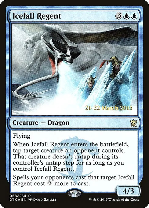 Icefall Regent · Dragons of Tarkir Promos 58s/51