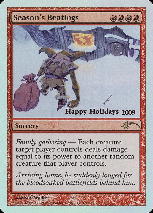 Season's Beatings · Happy Holidays 9/23