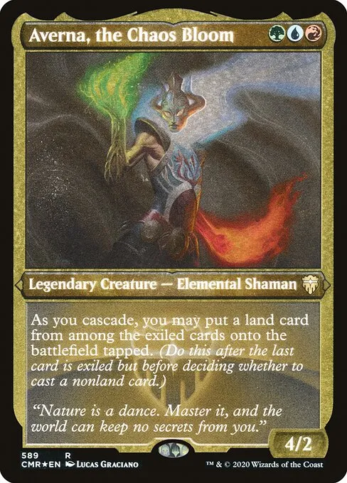 Averna, the Chaos Bloom · Commander Legends 589/718
