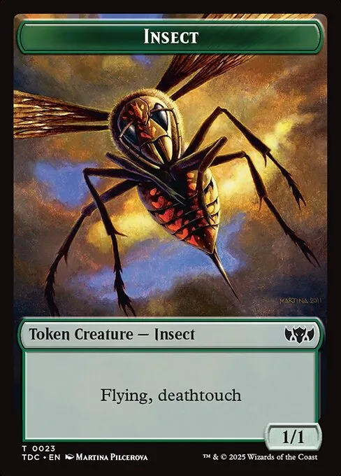 Insect · Tarkir: Dragonstorm Commander Tokens 23/34
