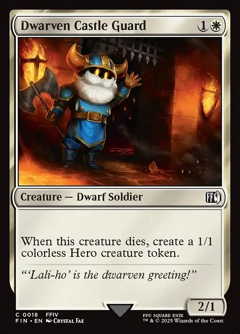 Dwarven Castle Guard · Final Fantasy 18/599