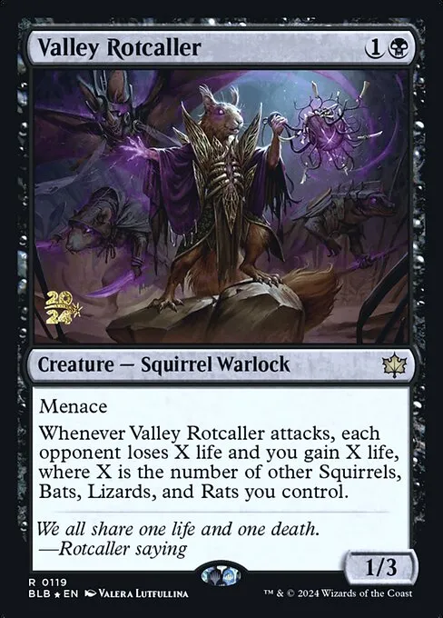 Valley Rotcaller · Bloomburrow Promos 119s/160