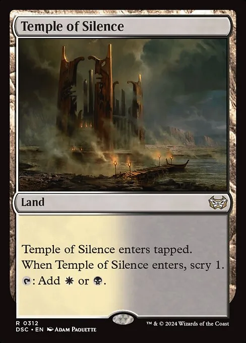 Temple of Silence · Duskmourn: House of Horror Commander 312/373