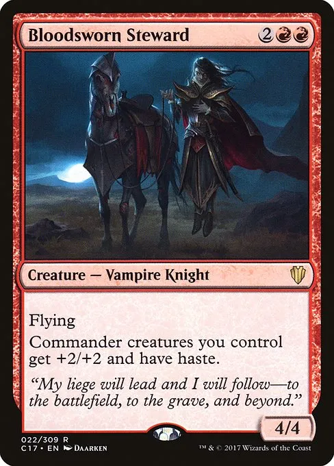 Bloodsworn Steward · Commander 2017 22/309