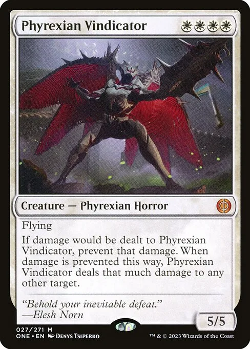 Phyrexian Vindicator · Phyrexia: All Will Be One 27/479