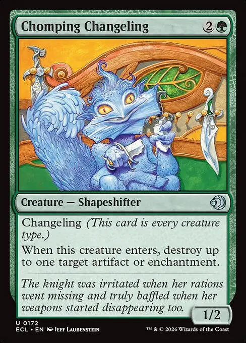 Chomping Changeling · Lorwyn Eclipsed 172/408