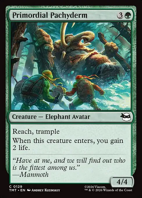 Primordial Pachyderm · Teenage Mutant Ninja Turtles 129/320