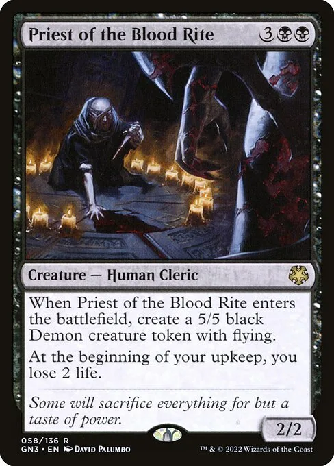 Priest of the Blood Rite · Game Night: Free-for-All 58/135