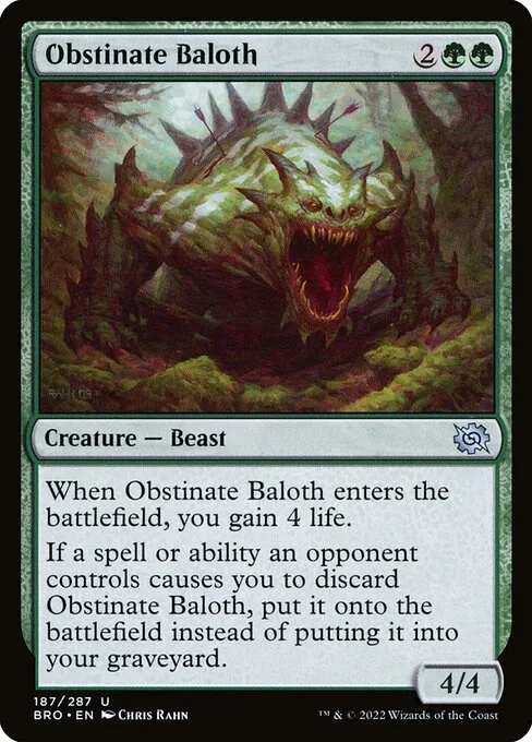 Obstinate Baloth · The Brothers' War 187/399