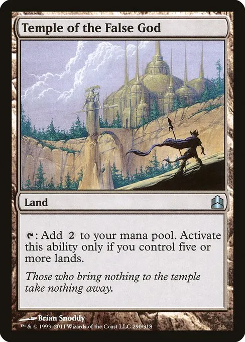 Temple of the False God · Commander 2011 290/318