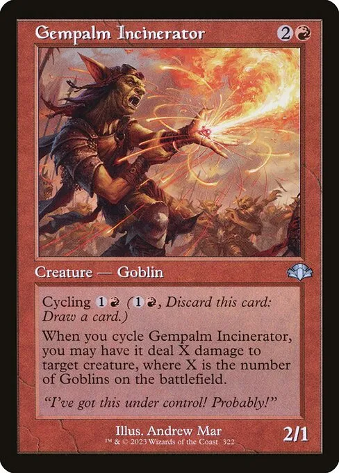 Gempalm Incinerator · Dominaria Remastered 322/457