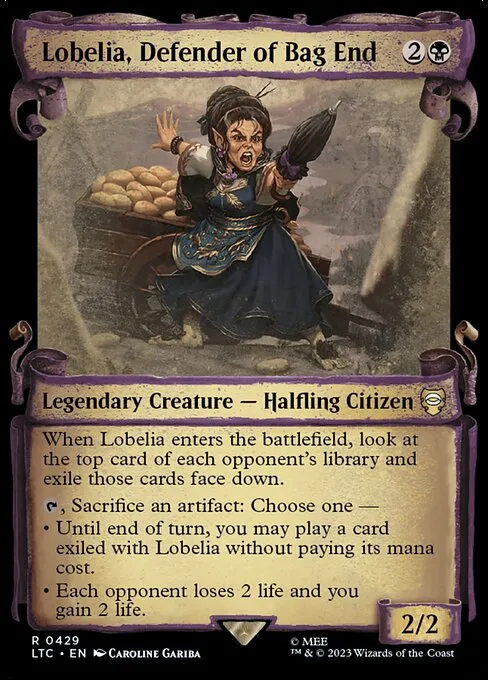 Lobelia, Defender of Bag End · Tales of Middle-earth Commander 429/591