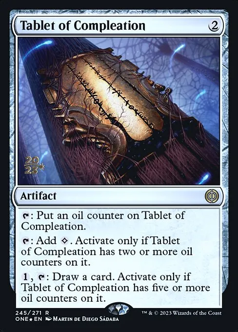 Tablet of Compleation · Phyrexia: All Will Be One Promos 245s/160