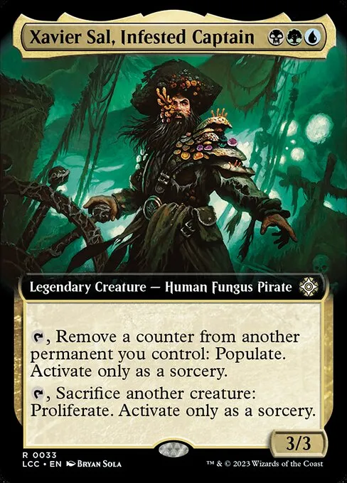 Xavier Sal, Infested Captain · The Lost Caverns of Ixalan Commander 33/370