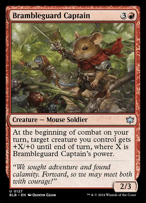 Brambleguard Captain · Bloomburrow 127/398