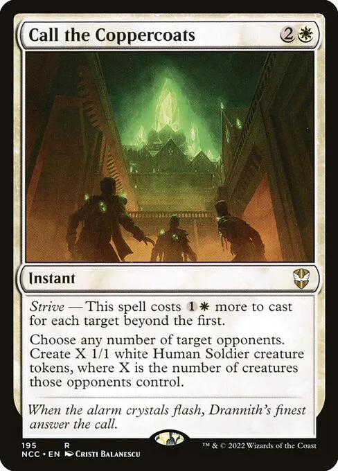 Call the Coppercoats · New Capenna Commander 195/447
