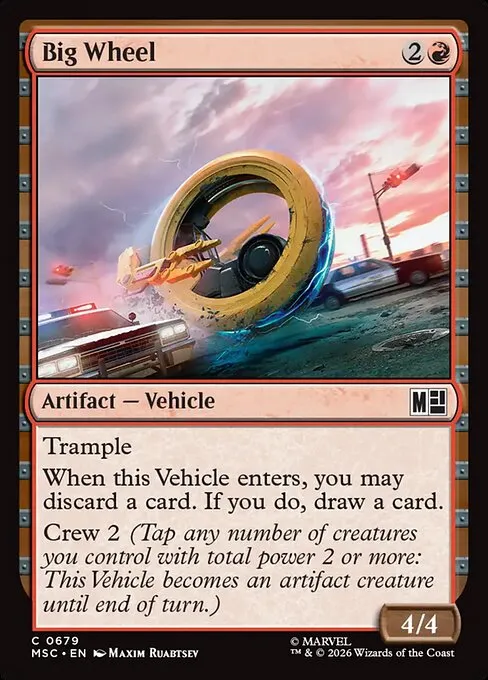 Big Wheel · Marvel Super Heroes Commander 679/9