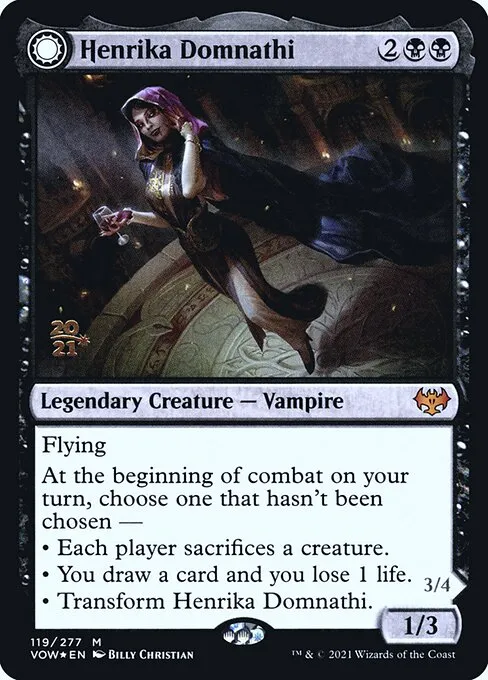 Henrika Domnathi // Henrika, Infernal Seer · Innistrad: Crimson Vow Promos 119s/121