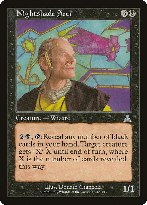 Nightshade Seer · Urza's Destiny 63/143
