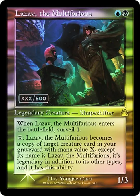 Lazav, the Multifarious · Ravnica Remastered 371z/531
