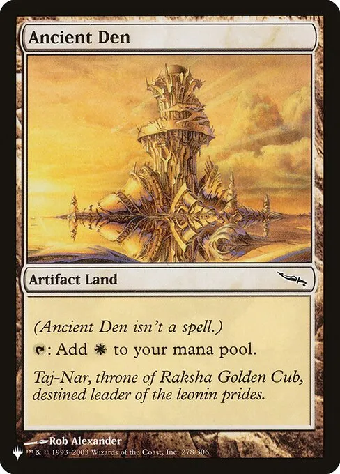 Ancient Den · The List MRD-278/5050