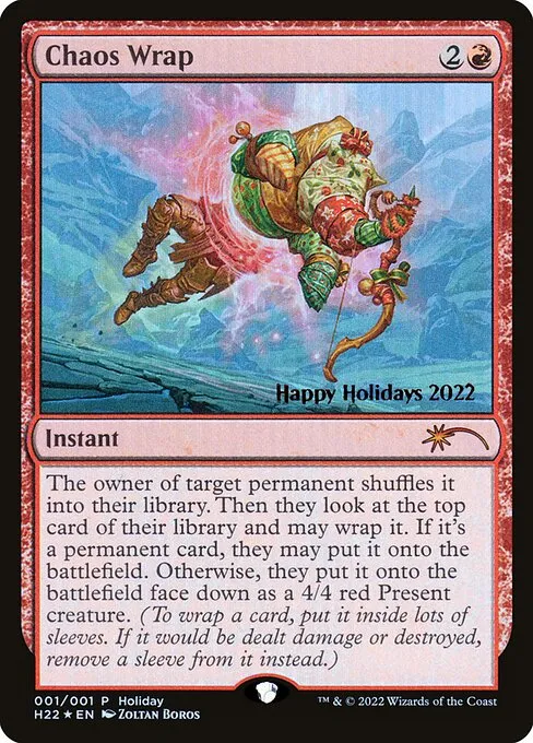 Chaos Wrap · Happy Holidays 22/23