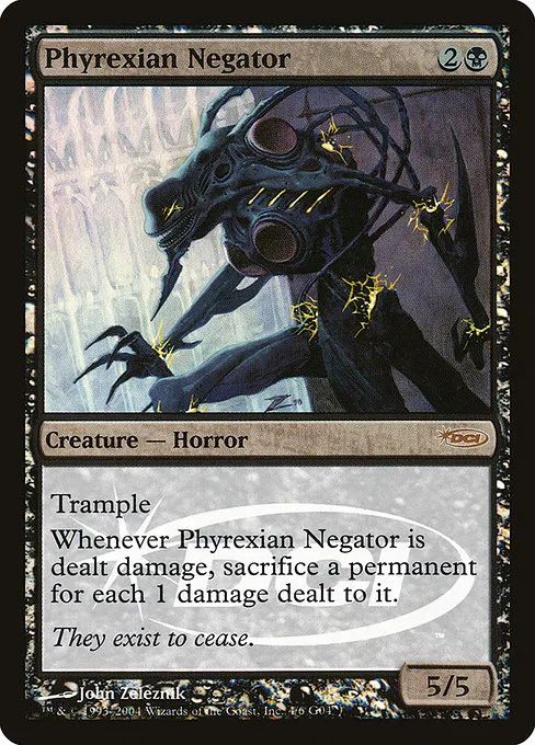 Phyrexian Negator · Judge Gift Cards 2004 4/6