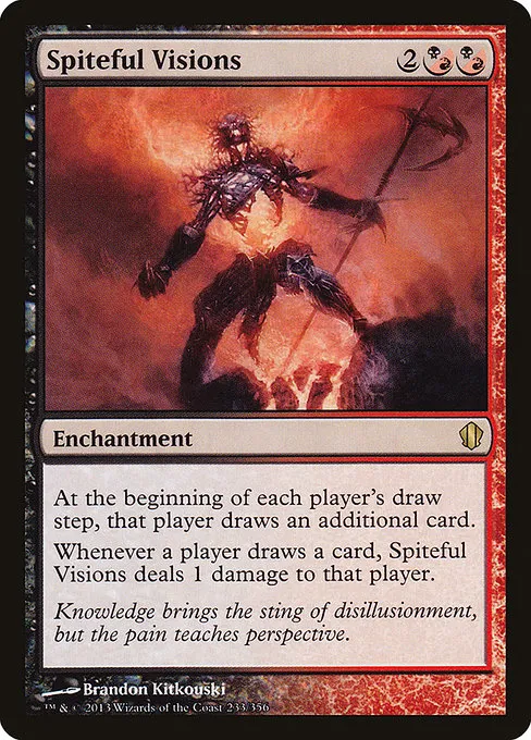 Spiteful Visions · Commander 2013 233/356