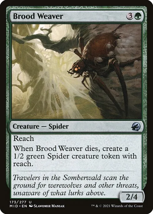 Brood Weaver · Innistrad: Midnight Hunt 173/399