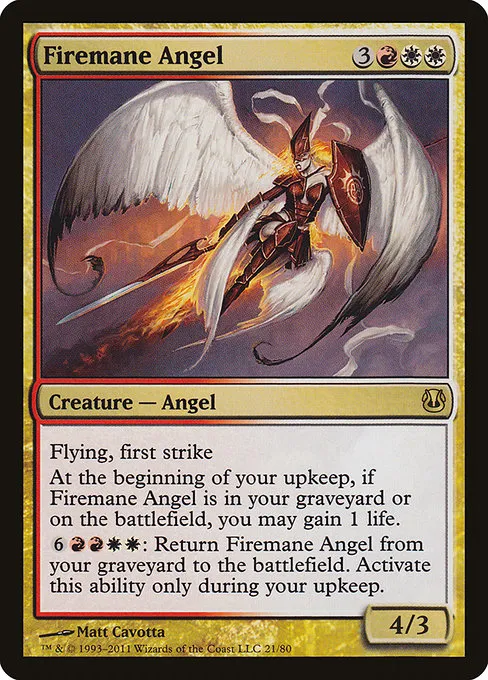 Firemane Angel · Duel Decks: Ajani vs. Nicol Bolas 21/80