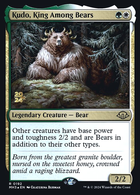 Kudo, King Among Bears · Modern Horizons 3 Promos 192s/92